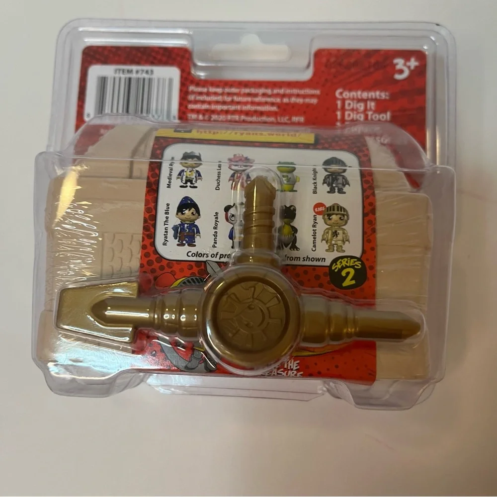 Ryans World, Sir Ryans World Dig ‘n Discover Royal Treasure (Bonkers Toy New!